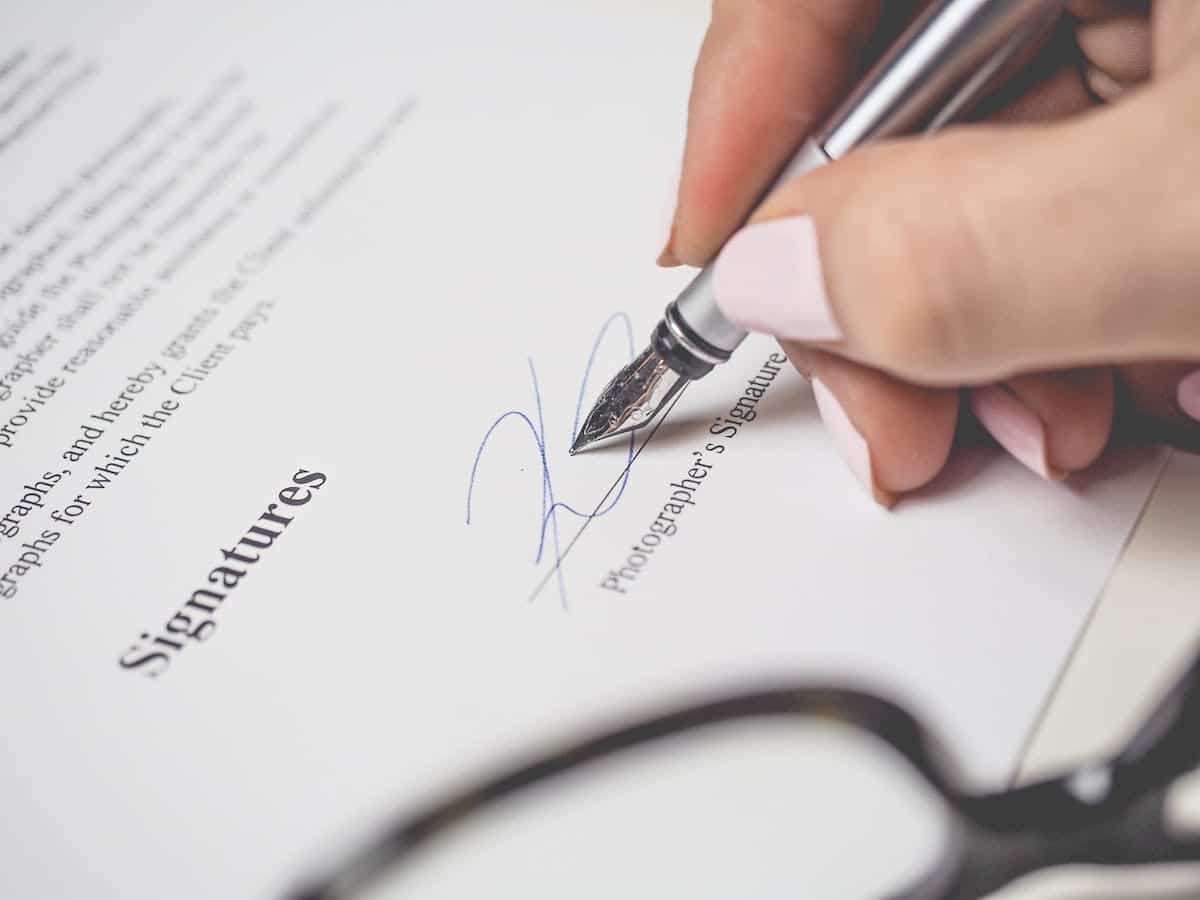 contrat juridique