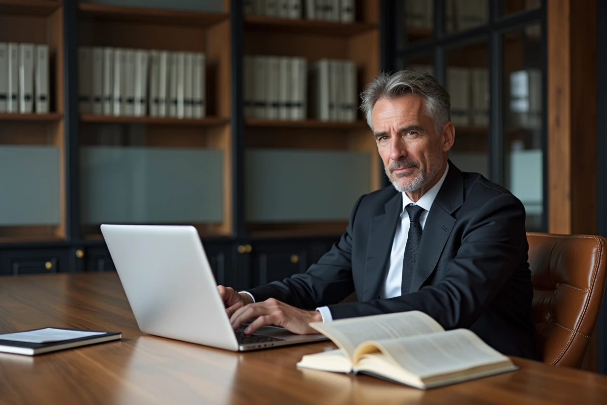 Professionnel des ressources humaines consultant le Code du travail français sur les heures légales hebdomadaires