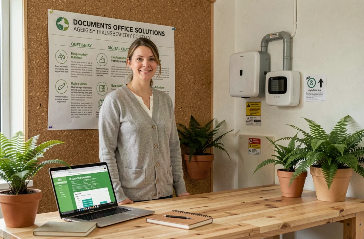 Chef de projet de Documents Office Solutions à Quetigny engagée dans une démarche de numérique responsable