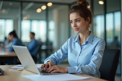 Stagiaire en entreprise consultant des documents de stage liés à sa rémunération et ses droits en 2026